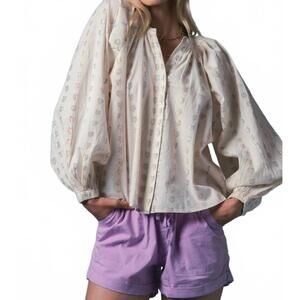 NEW THE SHIRT women's the minka shirt in lurex hearts